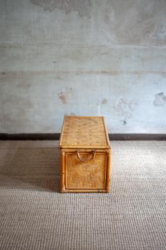 Pair of Bamboo Storage Trunks 1980s - 4688036