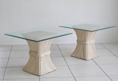 Pair of Bamboo Tables - 773009