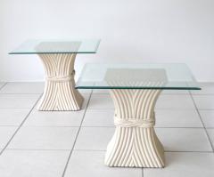 Pair of Bamboo Tables - 773010