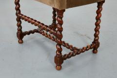 Pair of Baroque Barley Twist Armchairs - 2870584