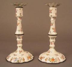 Pair of Battersea Candlesticks - 2120227