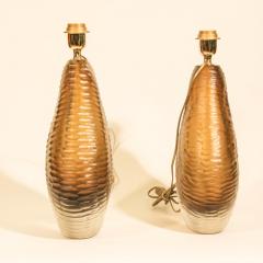 Pair of Battuto table lamps - 1249626