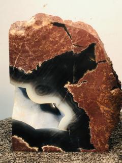 Pair of Beautiful Petrified Wood Geode Book Ends - 882089