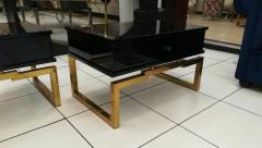 Pair of Bedsides or End Tables in Lacquered Wood circa 1970 - 1057559