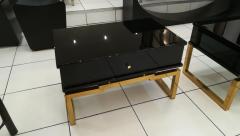 Pair of Bedsides or End Tables in Lacquered Wood circa 1970 - 1057561