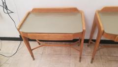 Pair of Bedsides or End Tables in Wood circa 1940 1950 - 1062622