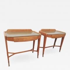 Pair of Bedsides or End Tables in Wood circa 1940 1950 - 1062658