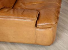 Pair of Belgian Leather Lounge Chairs circa 1970 - 3361505
