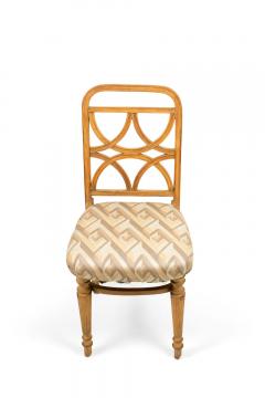 Pair of Bentwood Art Deco Geometric Side Chairs - 4170148