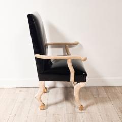 Pair of Bespoke John Dickinson Etruscan Armchairs circa 1980 5 pairs available - 4499340