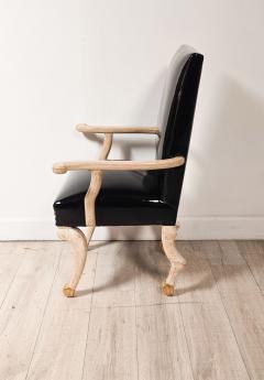 Pair of Bespoke John Dickinson Etruscan Armchairs circa 1980 5 pairs available - 4499342