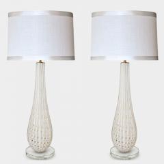 Pair of Bespoke Modern Murano Glass Table Lamps - 4709496