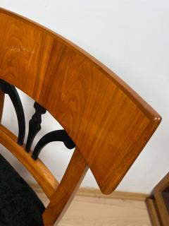 Pair of Biedermeier Chairs Cherry Veneer South Germany circa 1830 - 2403429