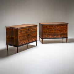 Pair of Biedermeier Chests of Drawers Italy 19th Century - 4547741