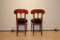 Pair of Biedermeier Shovel Chairs Cherry Veneer South Germany circa 1820 - 2903443