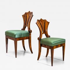 Pair of Biedermeier Side Chairs Vienna circa 1830 - 4761174