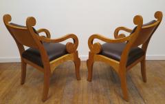 Pair of Biedermeier inspired Arm Chairs - 4548498