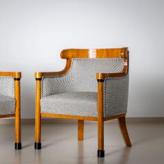 Pair of Biedermeier style Armchairs Late 19th Century - 3793380