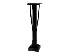 Pair of Black Lacquer Art Deco Pedestal Stands - 3515404