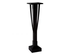 Pair of Black Lacquer Art Deco Pedestal Stands - 3515407