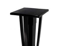 Pair of Black Lacquer Art Deco Pedestal Stands - 3515409