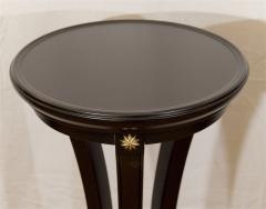 Pair of Black Lacquer Gilt Plant Stands - 432015