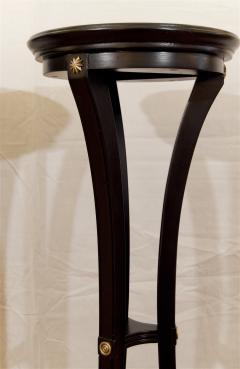 Pair of Black Lacquer Gilt Plant Stands - 432017