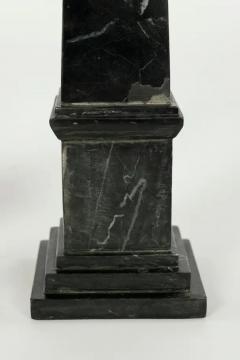 Pair of Black Marble Obelisks - 3533569