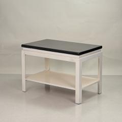 Pair of Black and White Modernist End Tables by Paul Frankl - 4801147