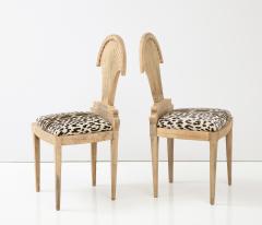 Pair of Bleached Italian Hall Chairs - 3016807
