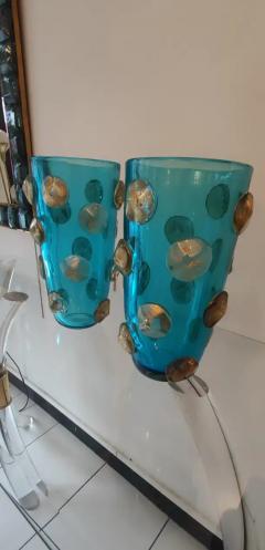 Pair of Blown Murano Glass Vase - 3474160