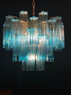 Pair of Blue Tronchi Murano Glass Chandelier - 3346253