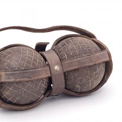 Pair of Bocce Balls with Leather Carrier circa 1900 - 2941248