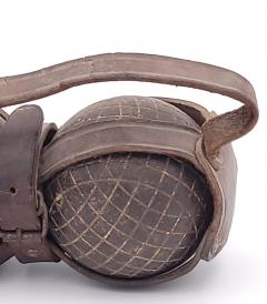 Pair of Bocce Balls with Leather Carrier circa 1900 - 2941252