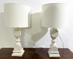 Pair of Bone Lamps new lampshade - 3522420