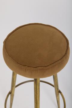 Pair of Brass Bar Stools - 4411645