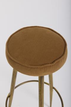 Pair of Brass Bar Stools - 4411648