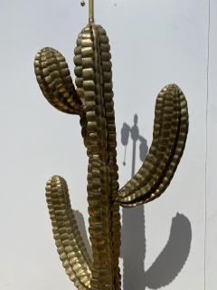 Pair of Brass Cactus Floor Lamps - 2154736