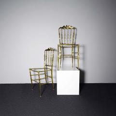 Pair of Brass Chiavary frame designed by Giuseppe Gaetano - 4389434