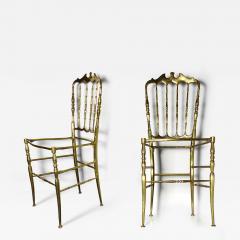 Pair of Brass Chiavary frame designed by Giuseppe Gaetano - 4393072