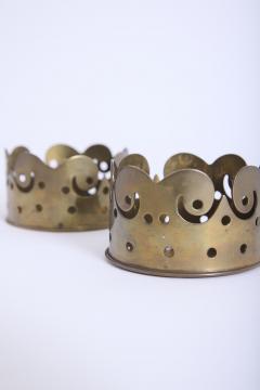 Pair of Brass Coasters - 4739076