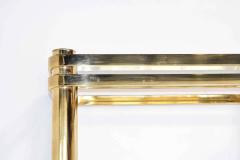Pair of Brass Finish Etageres Attributed to Mastercraft - 1264504