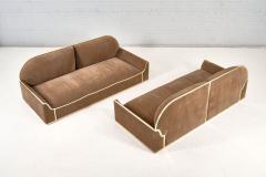 Pair of Brass Frame Sofas 1960 - 4289388
