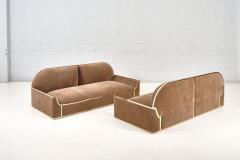 Pair of Brass Frame Sofas 1960 - 4289389