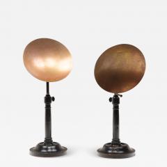 Pair of Brass Parabolic Reflectors - 4168547