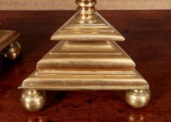 Pair of Brass Pricket Sticks c 1680 - 4598461