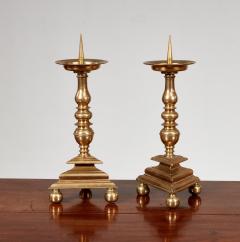 Pair of Brass Pricket Sticks c 1680 - 4598464