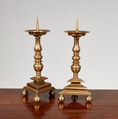Pair of Brass Pricket Sticks c 1680 - 4598467