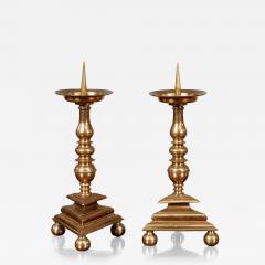 Pair of Brass Pricket Sticks c 1680 - 4601280