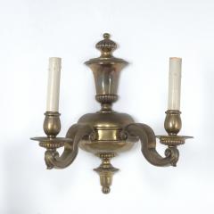 Pair of Brass Sconces U S A circa 1920 - 4035106